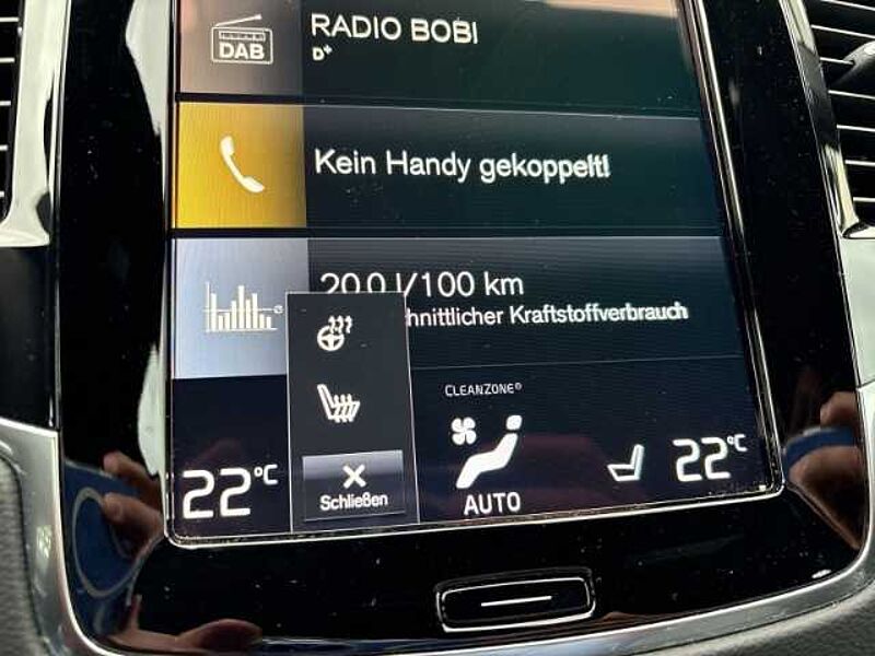 Volvo XC90 R Design B5 22''LM 7 Seat Standhz AHK Luftf. HUD Nappaleder