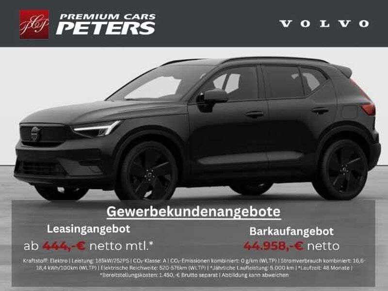 Volvo EX40 Ultra Dark Single Motor ER GEWERBE-BOOSTER Navi Digitales Cockpit